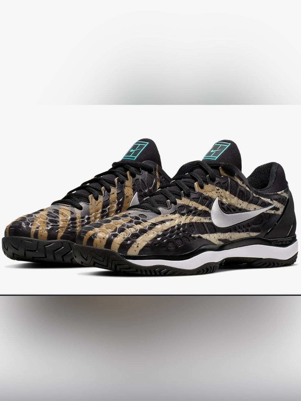 Nike Air Zoom Cage 3 HC leopard print sneakers